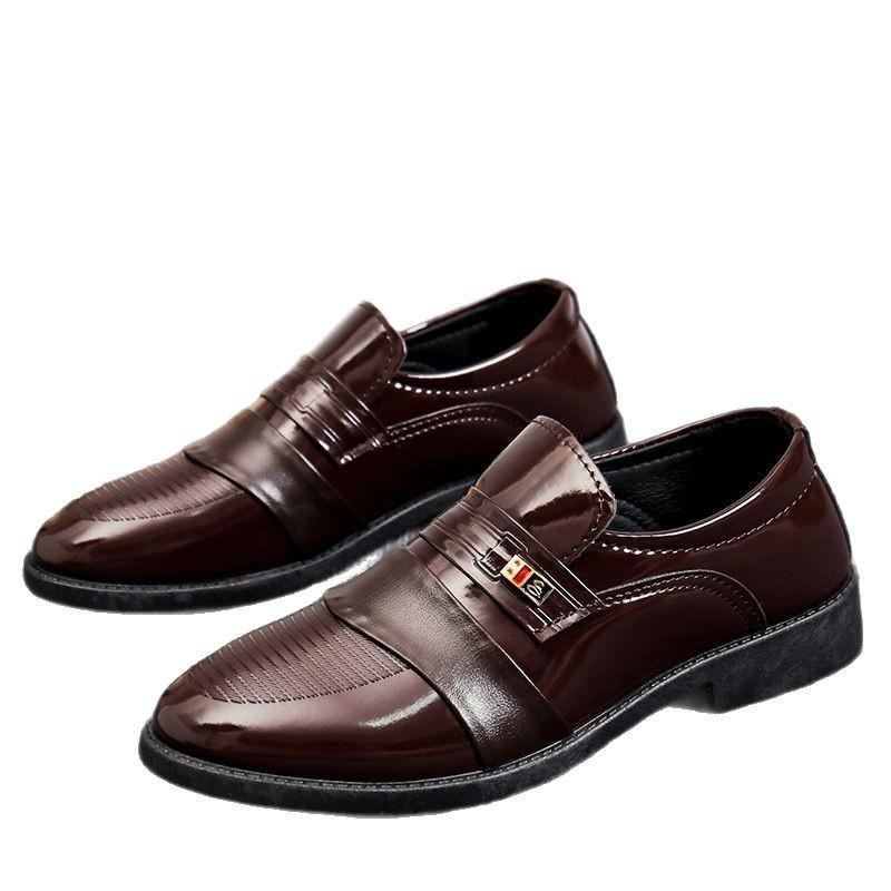 Jugend Lederschuhe Herren wasserdicht neu Businesskleid Herren lässig Britisch Trauzeuge Koreanische Version trendig Bräutigam Hochzeitsschuhe