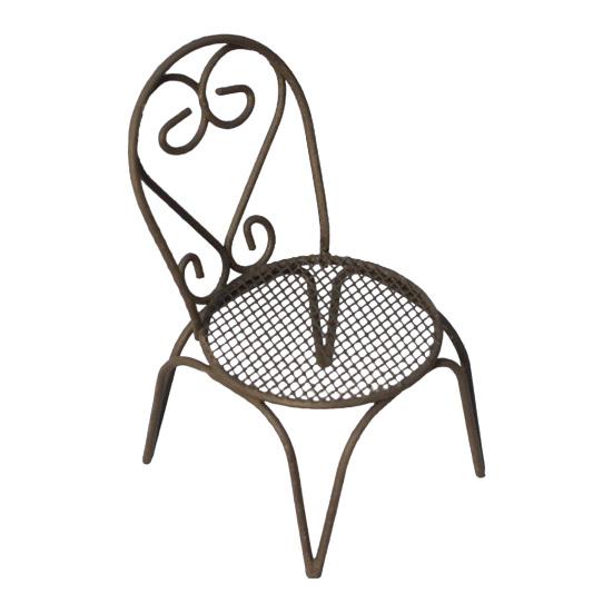 Yousheng Dollhouse Miniature Bistro Table/Chairs/Beach Umbrella Accessories, Metal 1:12 Scale Miniatures, Outdoor Coffee/Tea Furniture, Fairy Garden