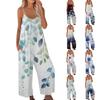 Dámský overal s potiskem Ležérní, volný, nastavitelný podvazkový overal