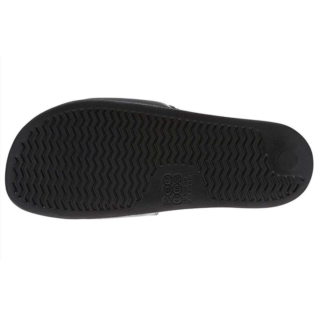 Reebok Classic Slide Simple Sports Comfortable Flat One Strap Sandals Unisex Sandals Black White CN0735