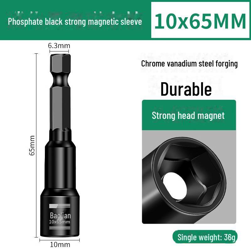 8mm Hex Magnetic Sleeve Screwdriver Head for Disassembly and Installation