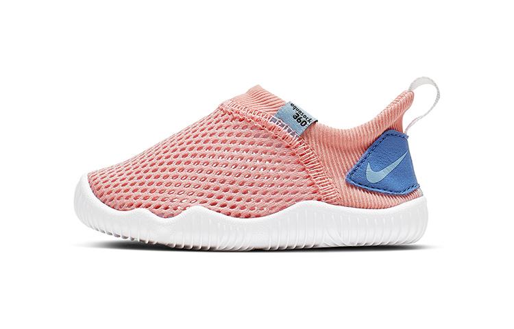 Nike Sock 360 Aqua Low top Sports Casual Shoes Pink Blue Infant And Toddler 943759-605 27