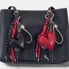 Plush Heart Shape Mini Backpack Hanging Handbag Pendant Bag Pendant Bags Accessories CLE
