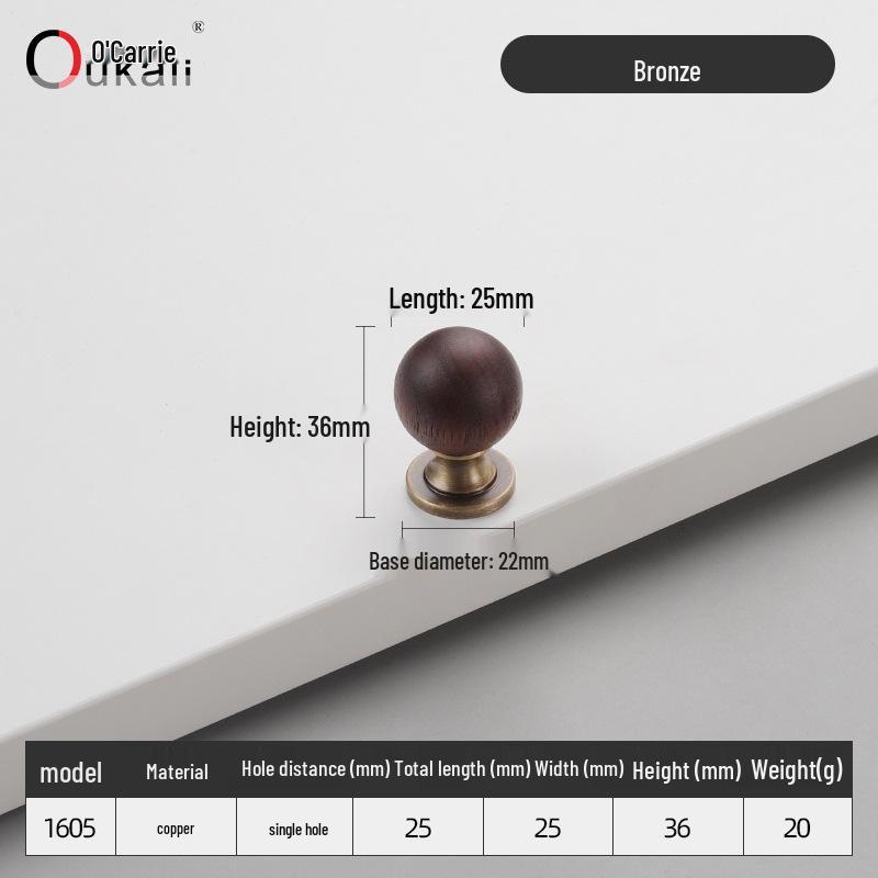 Colorful Ceramic Knob for Cabinets & Drawers - Round, Single Hole Design