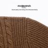 Hodo Men's 520g Heavy Pure Wool Semi-High Collar Sweater