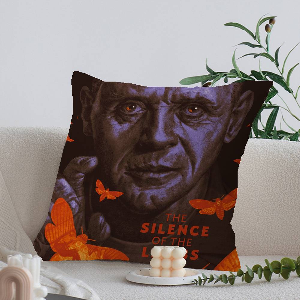 Classic Movie The Silence Of The Lambs Personalized Pillow Cover Kids Bedroom Wild Party Decor Pillowcase Birthday Shower Gift