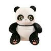 Entzückendes 30cm 40cm 50cm Niedliches Bambus haltendes Panda Plüschtier Weiches Stofftier Geschenk