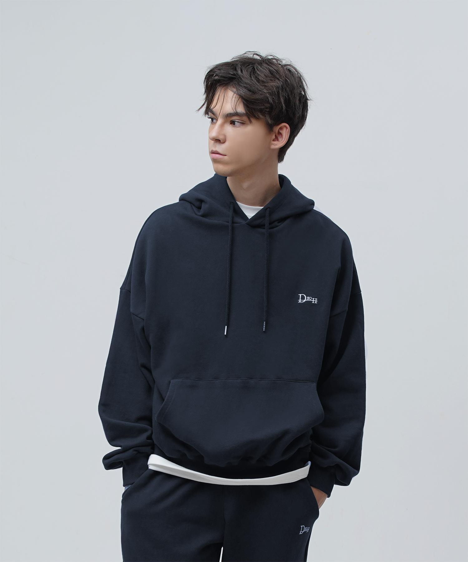 D So H Side Logo Hoodie Navy Free