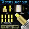 EAGLEVISION H7 360 1500000LM Led Headlights Bulbs1800W Automotive LED Projector Canbus 12v 24v H7 H11 H1 9005 9006 for Car Lamp