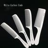 Barber Combs White Plastic Salon Hair Combs Hair Brush Barber Accessories Professional Accessory Barber Shop Hairstyling Tools