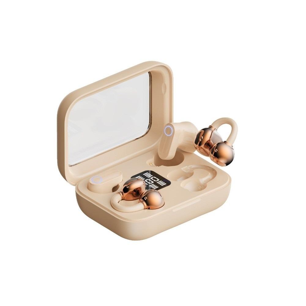 Long Range Wireless Earbuds Noise Reduction Ear Clip Earphones Open Ear Headset Fitness