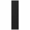 Wardrobe with Shelf Black Oak Effect 100 x 50 x 200 cm