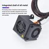 Vylepšená kompletně sestavená sada hotendu a trysek Kompletní sada MK8 J-Head extrudéru s dvojitým chladicím ventilátorem 12V 24V pro 3D tiskárnu Ender3 CR10