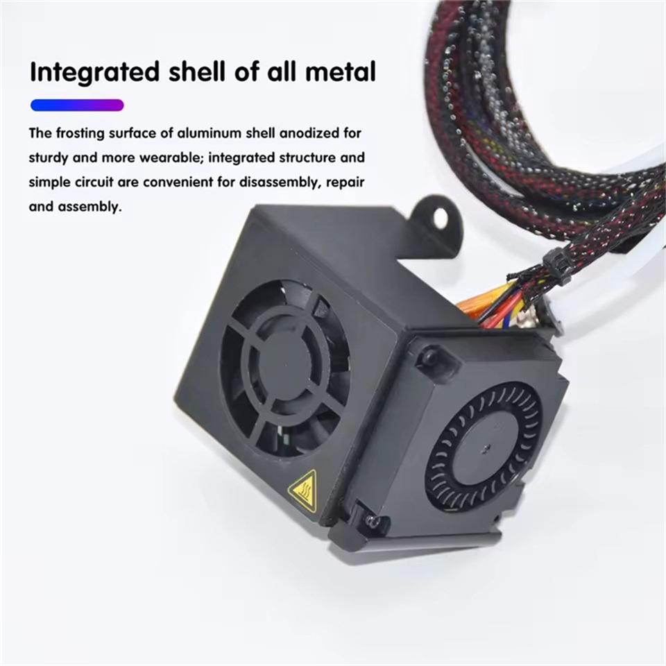 Upgrade Komplett Montiertes Hotend Düsen-Kit Komplettes MK8 J-Head Extruder-Kit Mit Doppeltem Lüfter 12V 24V für Ender3 CR10 3D-Drucker