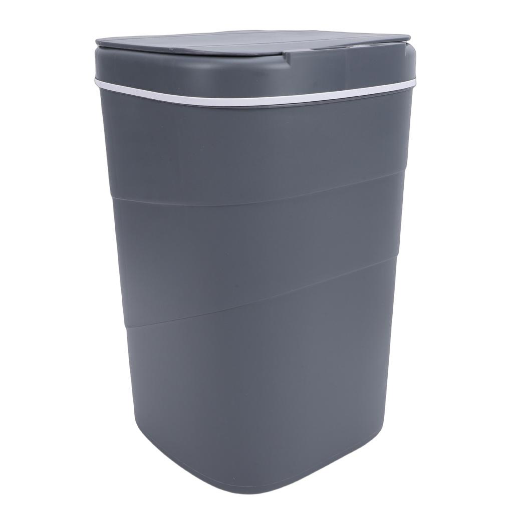 Motion Sensor Trash Can 18L Automatic Touchless Garbage Bin with Blue Luminous Press   for Bathroom Kitchen Living Room