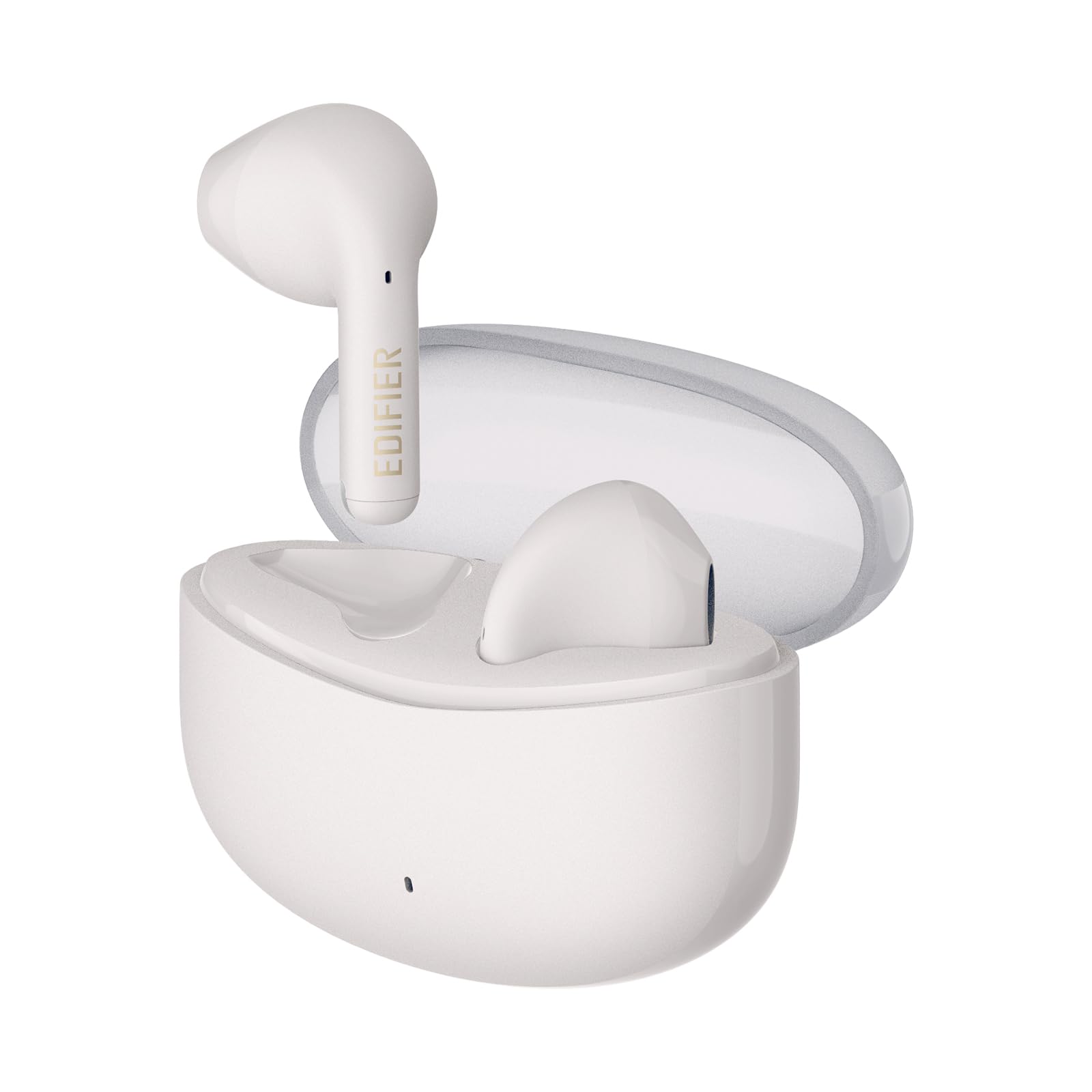 

Edifier X2s Беспроводные для звонков с шумоподавлением 26 часов Bluetooth IP54 Пылезащищенные и легкие и удобные наушники, Оснащенные ИИ для шумоподавления, 3,6 г, Воспроизведение, белый