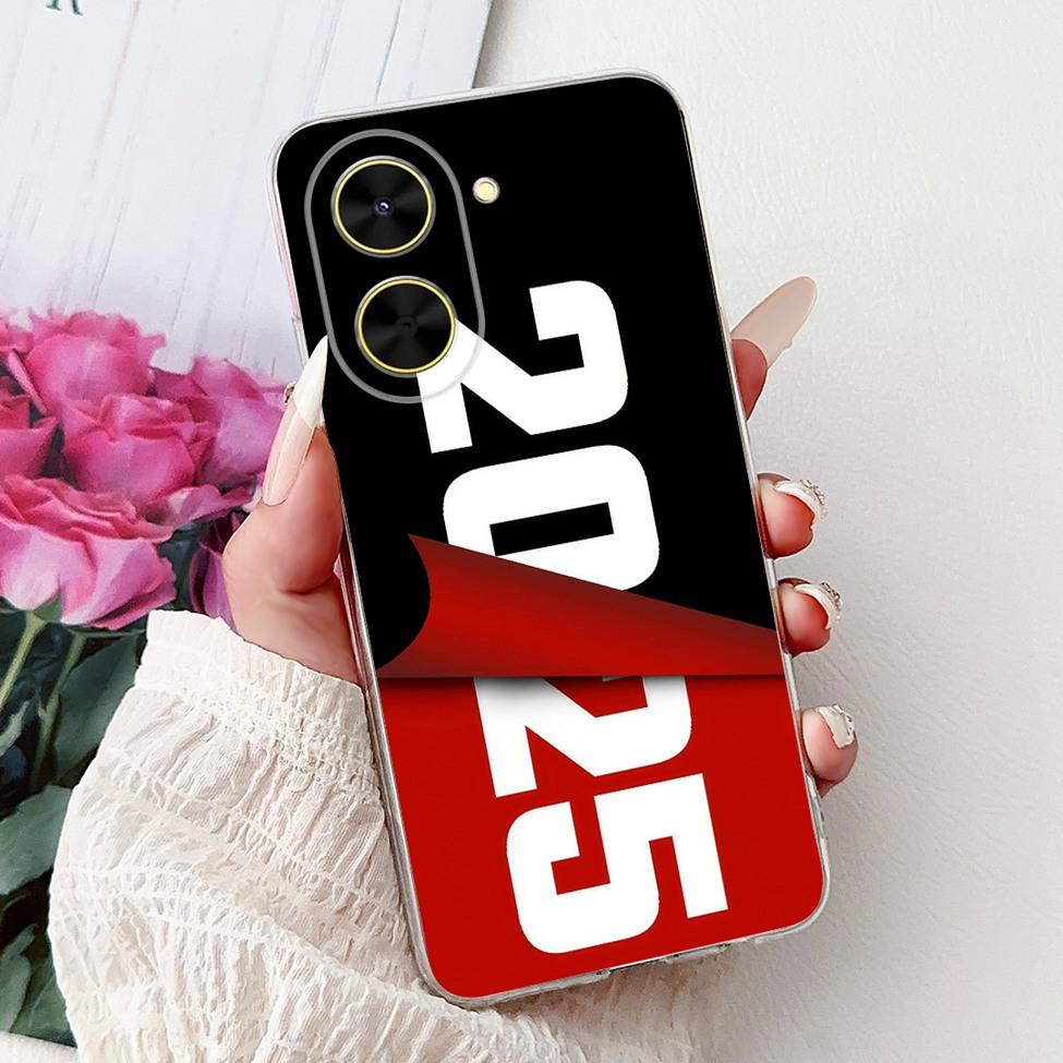 For Redmi A5 NFC 5G Case Cover Clear Luxury Kawaii Cute Cat Fashion Flowers Funny Painted Soft Phone Case For Redme A5 NFC 5G