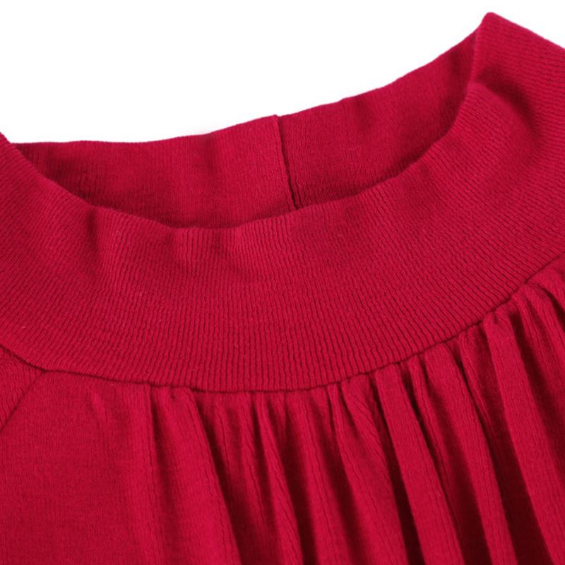 Cămașă de damă cu mâneci lungi, pe jumătate gât, mărime mare, strat interior versatil în stil de toamnă și iarnă, topuri calde