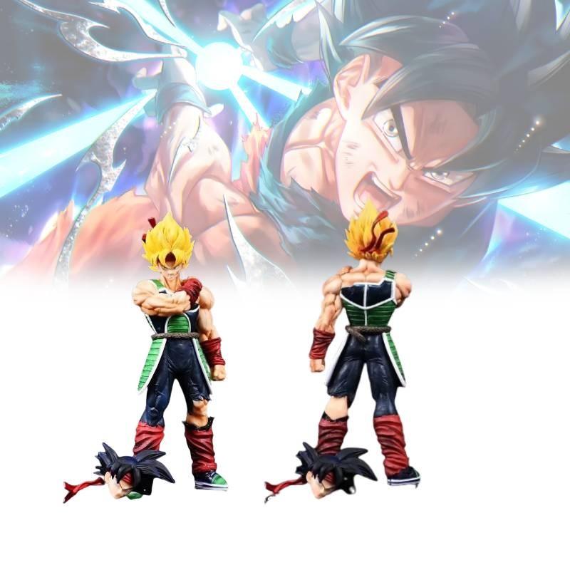 High Quality Super Saiyan Gk Double Headed Figure 24cm Pvc Collectible Toy