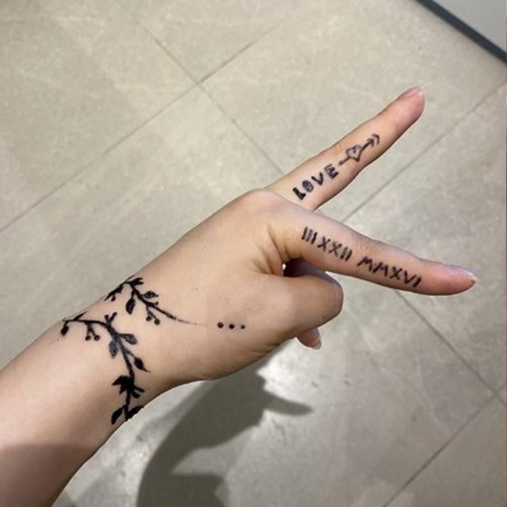 Tattoo Jelly 3týdenní barva na tetování self-henna, Tattoo Jelly Henna Dye 10 g, 1 jednotka