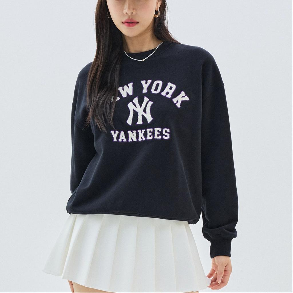 New MLB New York Yankees Sweatshirt Women's Black 3FMTV0334-50BKS