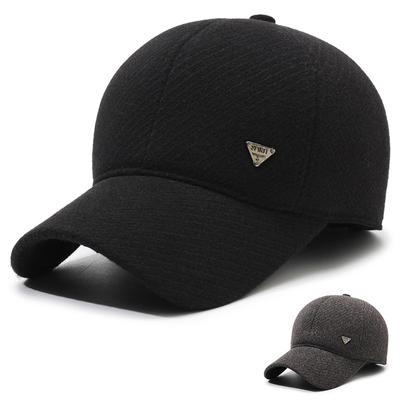 Herbst Winter Herren Baseballkappe Dicke Outdoor Kälteschutzmütze Mittelalterliche Und Ältere Warme Mütze