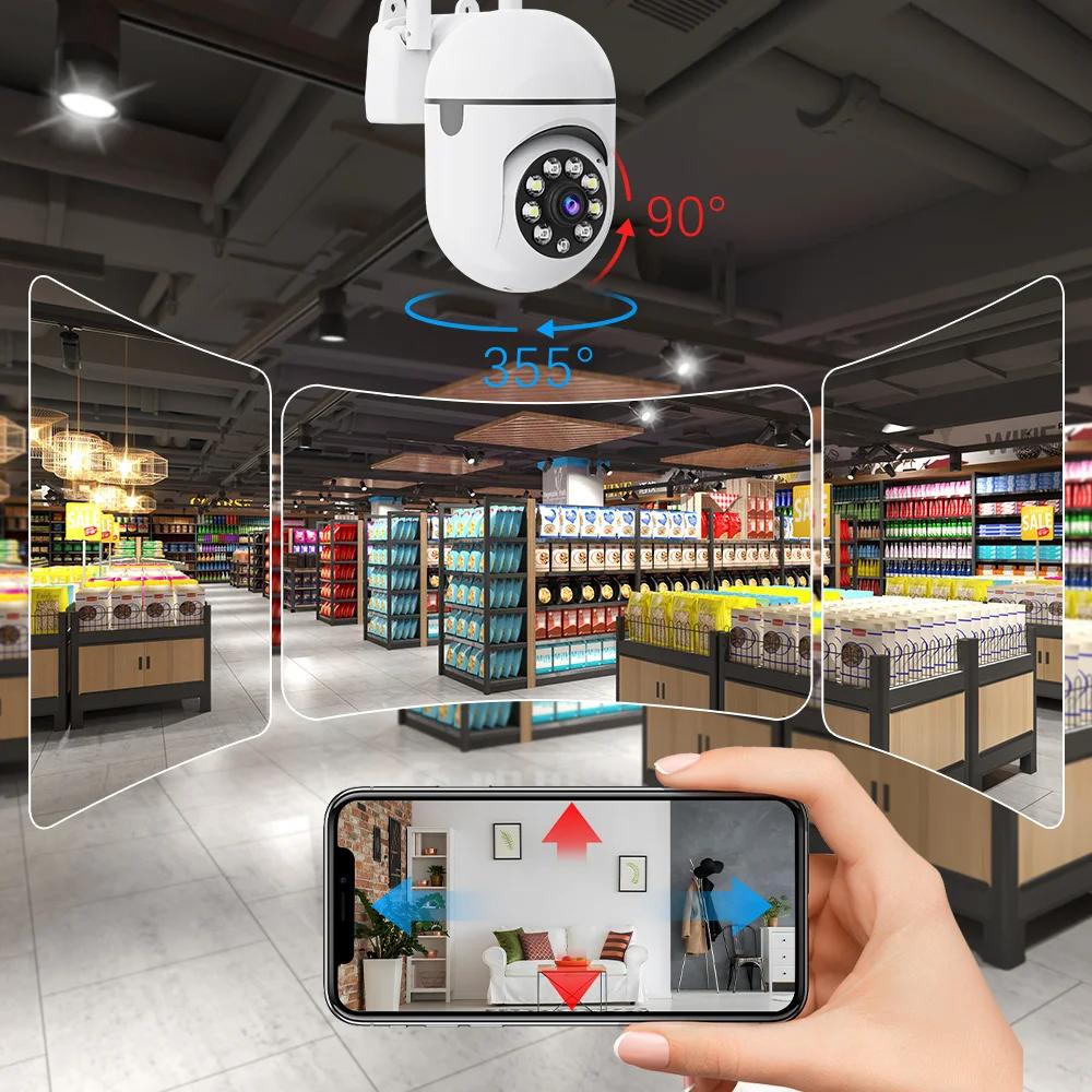

2K WiFi iCSee Camera - Smart Indoor IP Security with AI Detection, Auto-Tracking & Baby Monitoring for Home White Camera