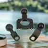 1 Set 2.3cm Ball Clamp Bracket For Motorbike Phone Holder PJ10/PJ13/PJ18 Motorcycle Handlebar Mount Base Kit Accessories