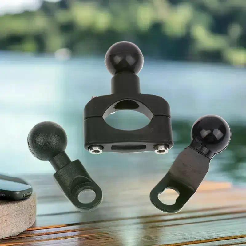 1 Set 2.3cm Ball Clamp Bracket For Motorbike Phone Holder PJ10/PJ13/PJ18 Motorcycle Handlebar Mount Base Kit Accessories