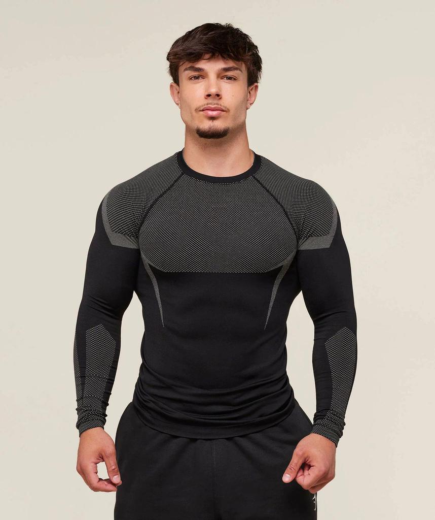 GYMSHARK Breathable Long Sleeve Running Top