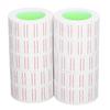 30 Rolls 15000Pcs Labels Price Stickers Single Row Tag Paper for MX5500 Gun Labeller 21x12mm