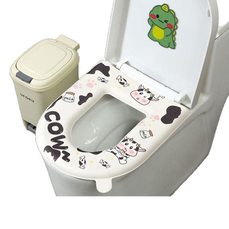 Newcomer Waterproof Toilet Seat Cushion - Universal Fit, All Seasons, Cute Design