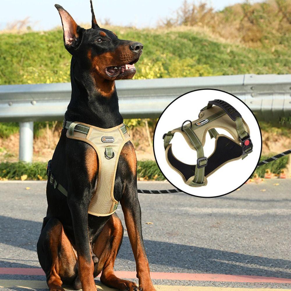 Reflective Dog Chest Strap Adjustable No-Pull Chest Strap Dogs Accessories  Outdoor Use
