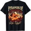 Pyramids Of Giza, Egypt Ancient Landmarks Egyptian Pyramids T-Shirt