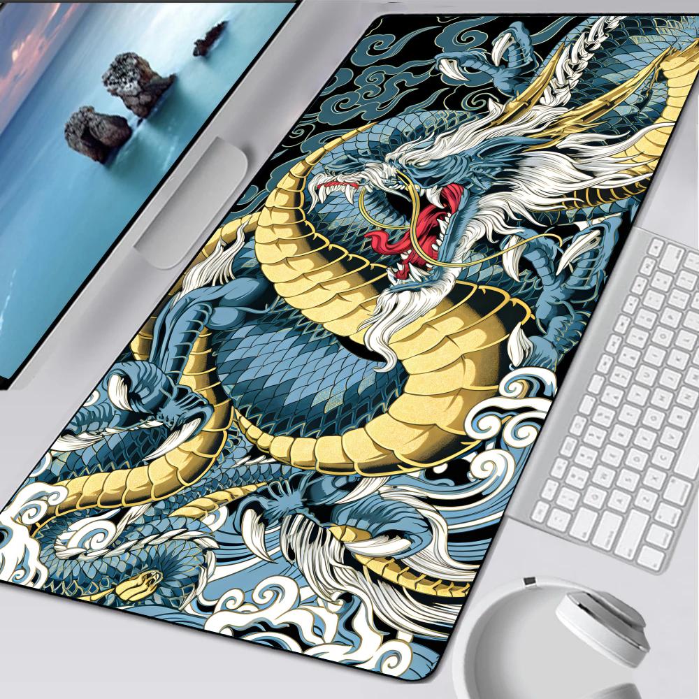 

Chinese Art Dragon Mouse Pad Rubber Mat Laptop Xxl Mousepad Notebook Gamer Computer Table Gaming Accessories 600x300x2mm