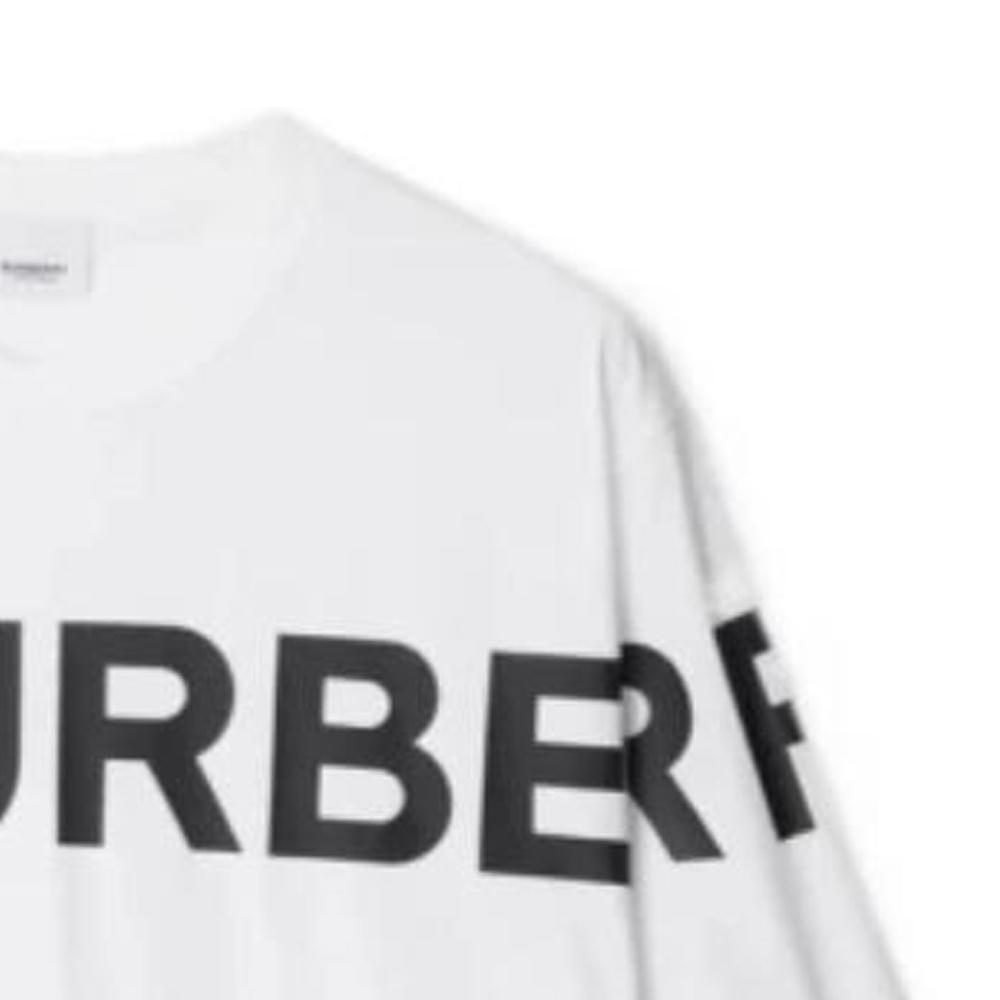 Burberry T-Shirts Men's White Crew Neck Moderate 80843321
