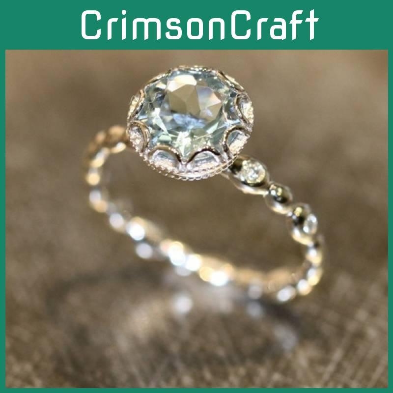 Inel Exquis cu Topaz Geometric în Culoare Elegantă de Platină Pentru Femei Ideal Pentru Iubitorii de Modă