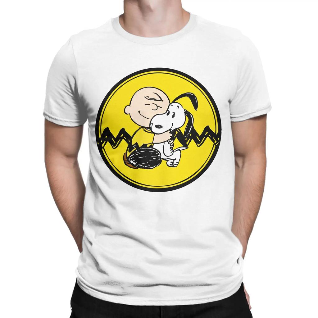 Unisex Unisex Snoopy Record T Shirt Cotton Clothes Novelty Short Sleeve O Neck Tees Original Tshirt