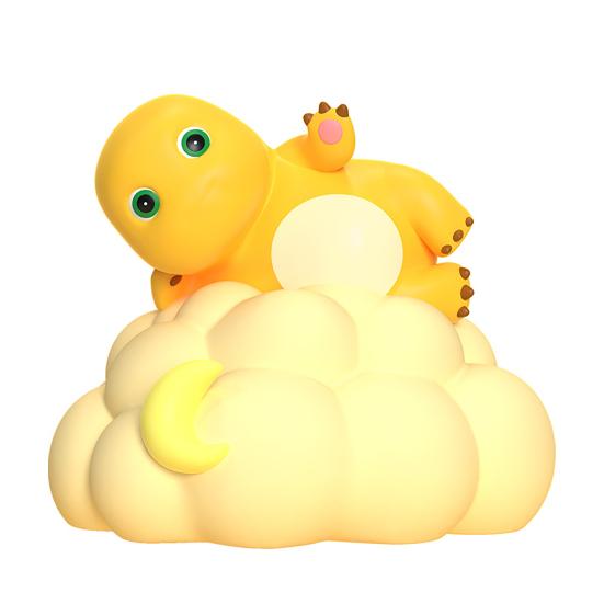 Dino Night Light Touch Sensor Cute Bedside Lamp 3D Cartoon Dinosaur LED Nightlight for Kids Bedroom Nursery Girls Boys Gifts