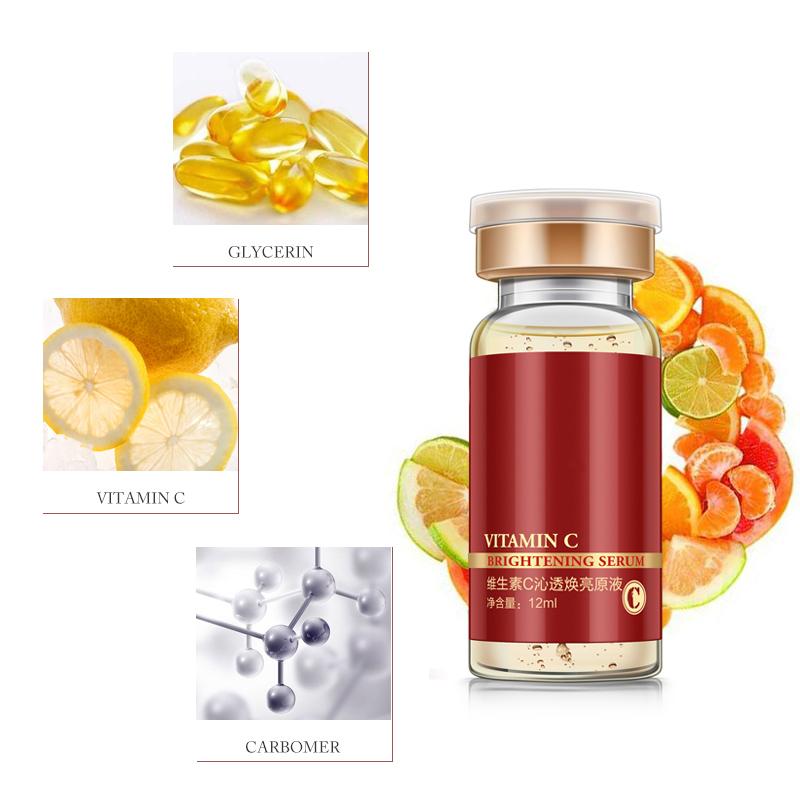 Vitamin C Whitening Anti Wrinkle Facial Serum Anti Aging Moisturzing Serum Face Care VC Essence