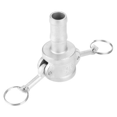 1 pz Acciaio Inossidabile 316 Tipo C Raccordo Adattatore Camlock Estremità Femmina x Raccordo Maschio DN20 G34