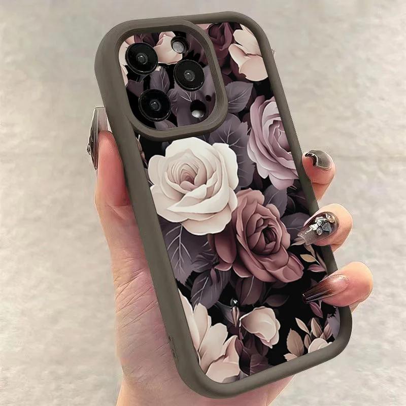 Case for Redmi Note 14 Cases Redmi 12 13 Case Floral Thickened Phone Case for Xiaomi Redmi Note 12 Pro Plus 12S 11 13C 14C Cover