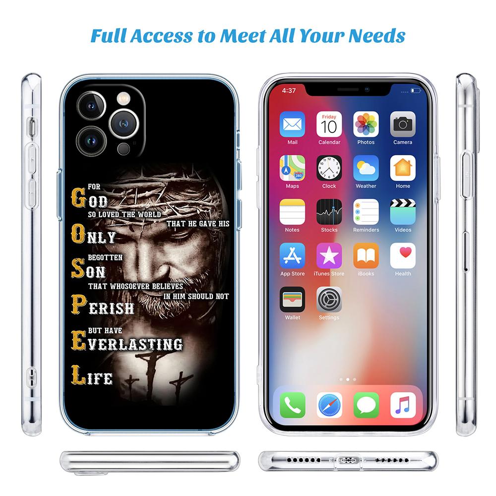 CJ19 Bible verse Jesus Christ Phone Case for Motorola Moto Edge 20 30 40 50 S30 Fusion Ultra Pro Neo Lite + G200 G23