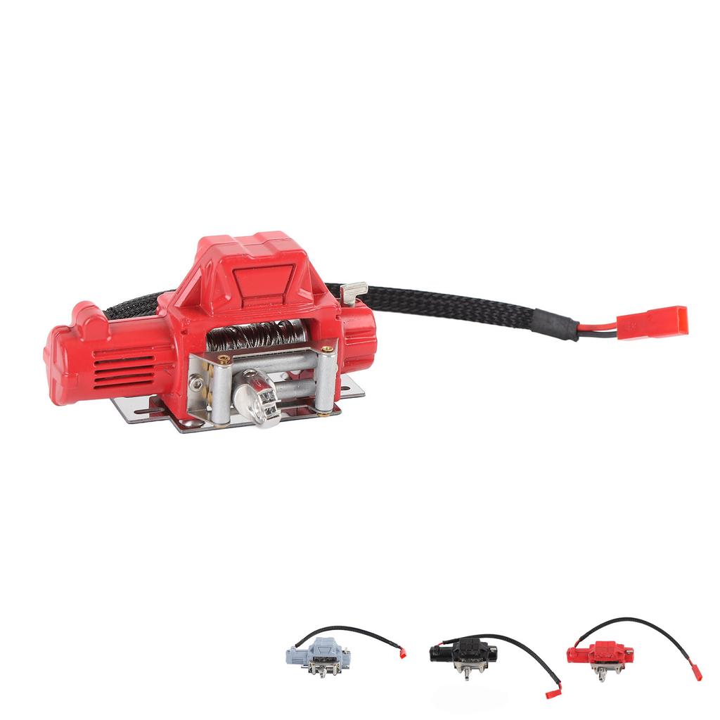 1/10 RC Crawler Winch Metal RC Simulation Winch Replacement for SCX10 1/10 Scale RC Crawler Car
