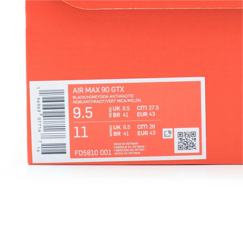 FD5810-001 Nike Air Max 90 GORE-TEX Black Honeydew Black Mica Green (Men's)