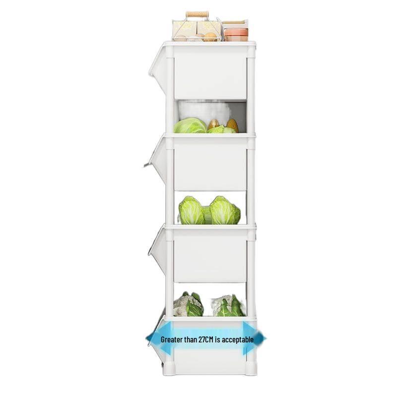Multi-layer Kitchen Storage Rack for Snacks, Fruits, and Vegetables