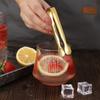 Stainless Steel Sugar Cube Clip Gold-plated Round Head Small Ice Clip Towel Sugar Clip Hotel Supplies 304 Ice Clip Purple