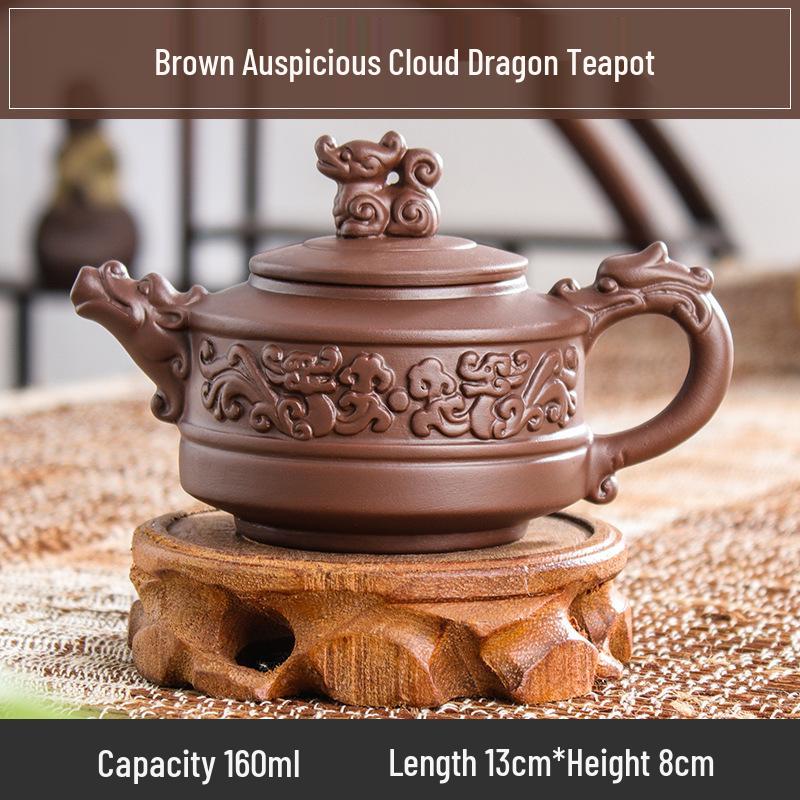 

Керамический чайник для кунг-фу из исинской глины Чжу Ни, красной глины, со встроенным фильтром, несколько стилей