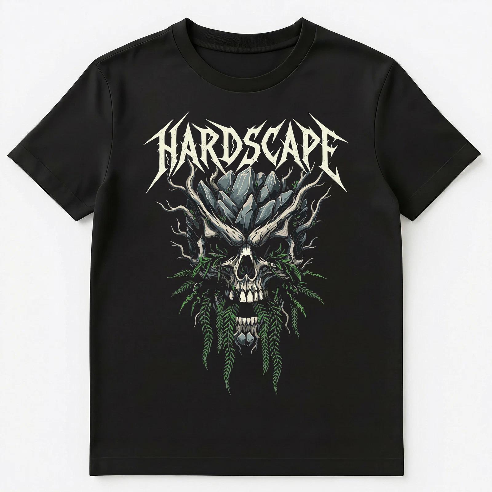 Hardscape Enthusiast Rocky Skull Design Landscaping Unisex T-Shirt 2XL