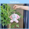 Adorable Plush Cartoon Rabbit Keychain Charming Backpack Pendant For Accessories Creative